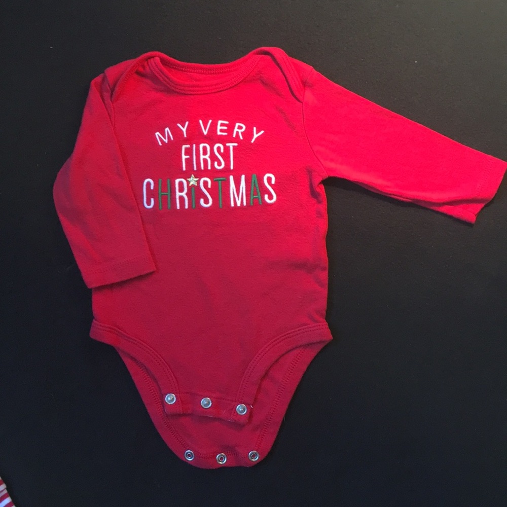 💥SOLD💥Festive “My 1st Christmas” Outfit!🎄 - Picture 2 of 7